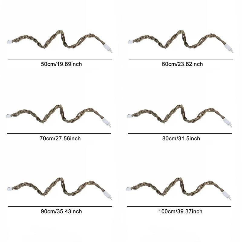 Parrot Climbing Rope Stand Pole Toy, Bendable Bird Toy for Cage Accessories, Parakeet Budgie Cockatoo Chew Toy, Avian Pet Supplies