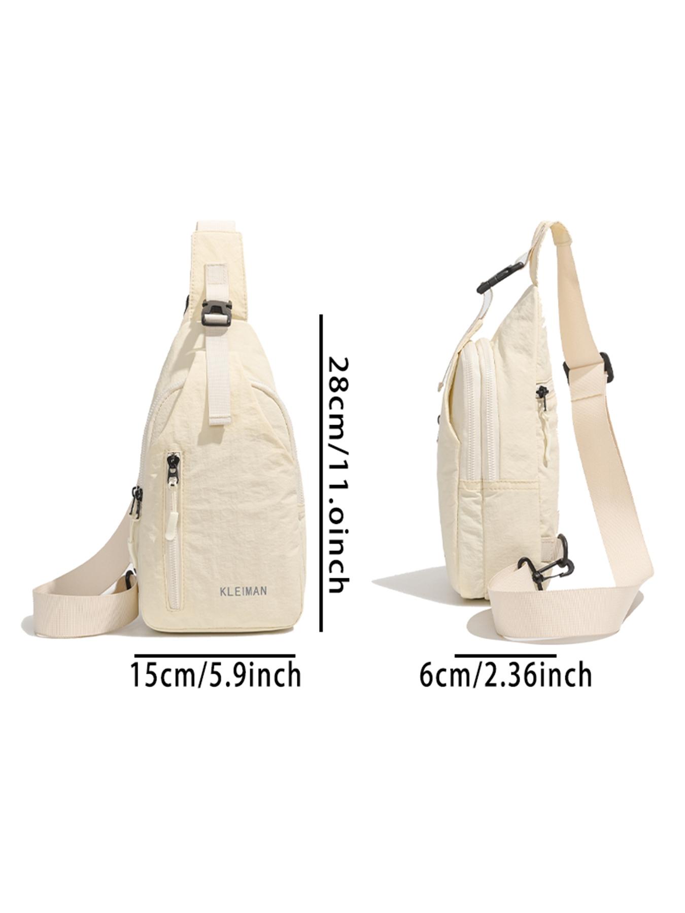 Women's Multifunctional Nylon Crossbody Bag, Large Capacity Shoulder Bag with Adjustable Straps, Multiple Pockets, Ideal for Commuting, Sports, Travel