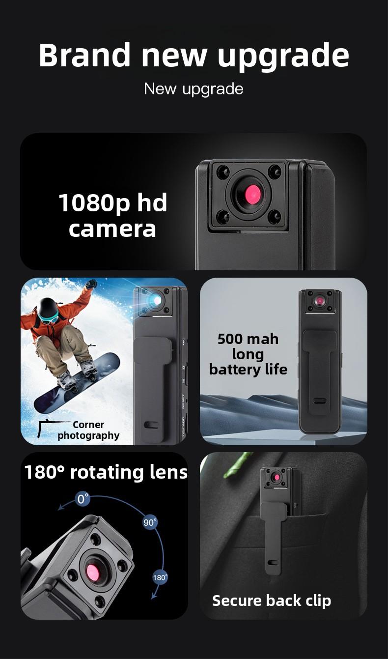 Ultra-Clear Sports Vlog Camera - Integrated DV Recording Device with Anti-Shake & Remote Monitoring Functions