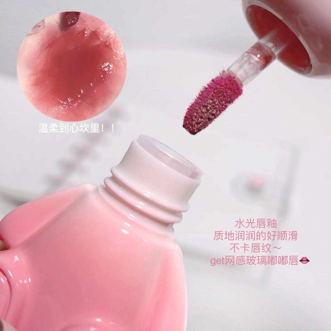 Waterproof Mirror Lip Gloss, Long-Lasting Moisturizing Shine, Cute Rabbit Shape Packaging, Suitable for All Skin Types, Perfect Gift