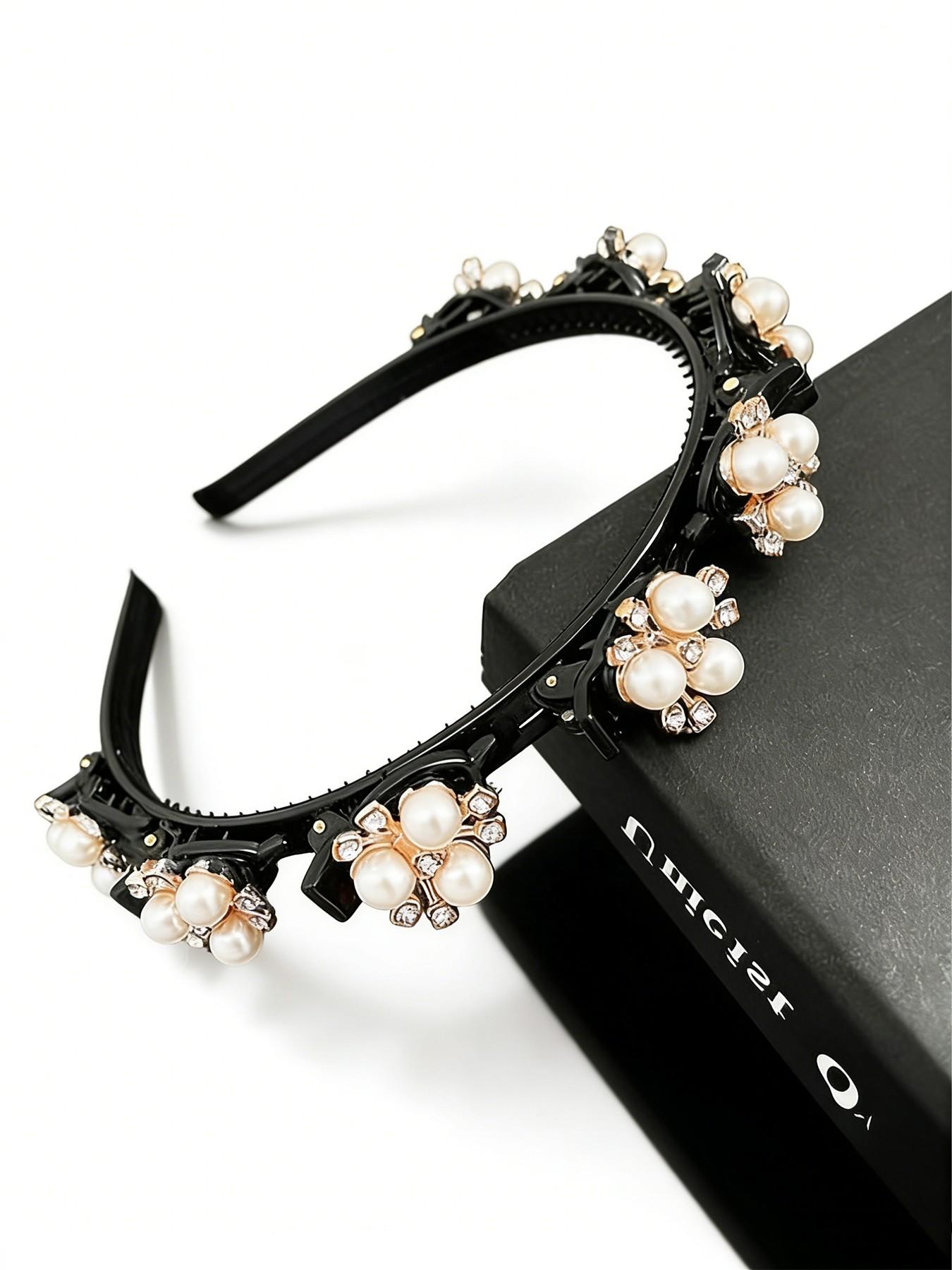 Cute Hair Clip Decor Hairband , Novelty Multifunction Hair Hoop with Clips, Fashionable Hair Accessories for Women, Minimalist Headwear, Trendy Hair Hoop,mothers day gift ,mothers day gift ideas