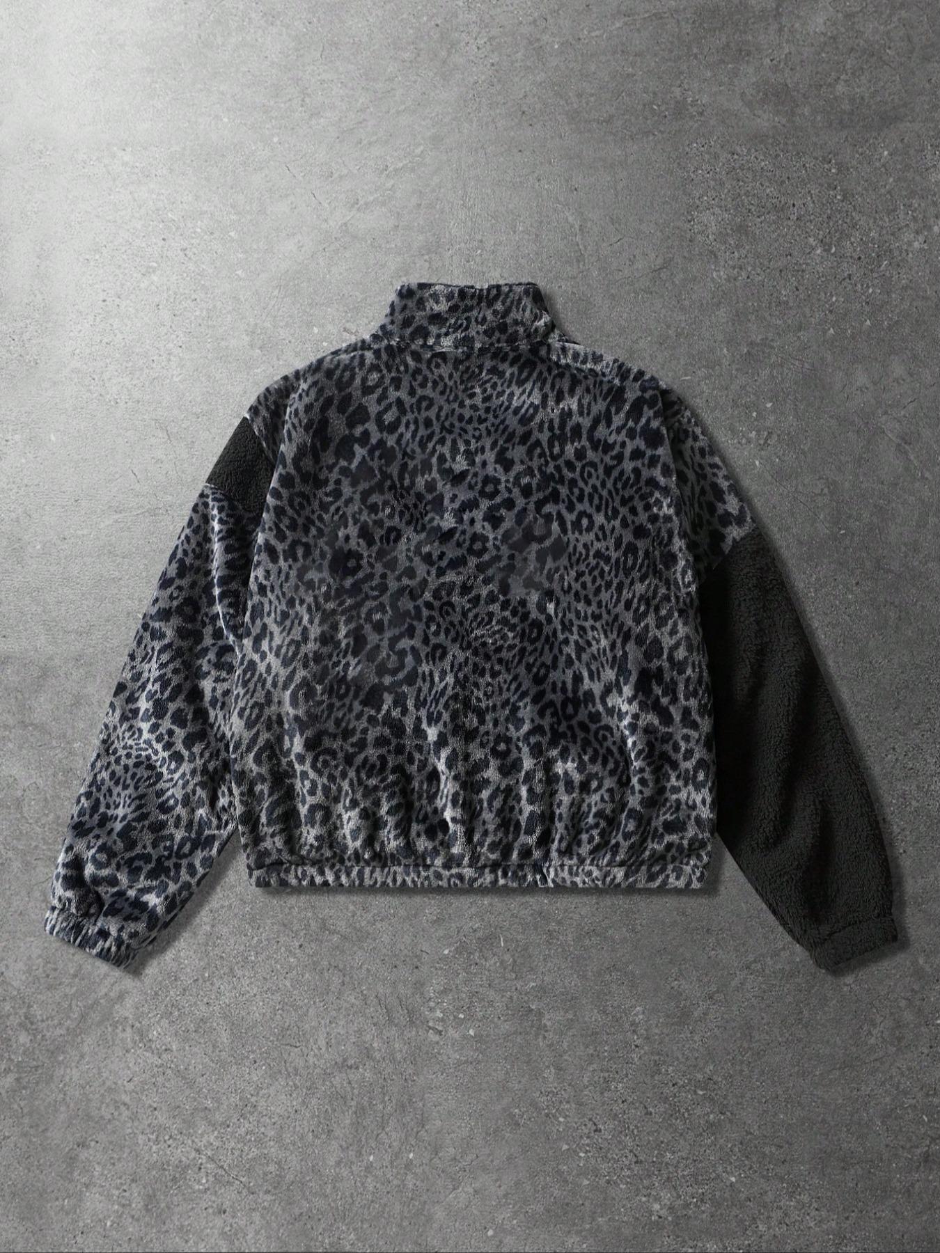 Men's Patchwork Zipper Jacket, Unique Subculture Style, Perfect for Small Culture Fashion, Trendy and Exclusive Design, Zip Up Jackets