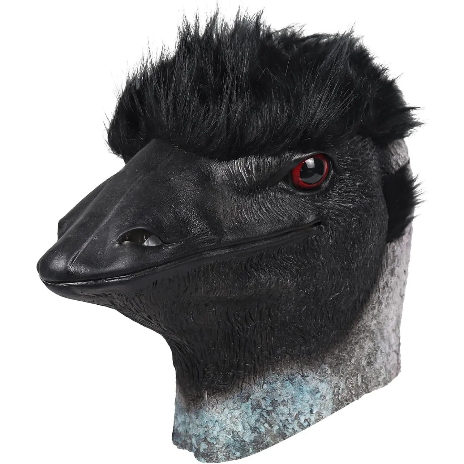 Ostrich Emu Bird Animal Head Mask Funny Cosplay Halloween Carnival Adult Costume MaskGift