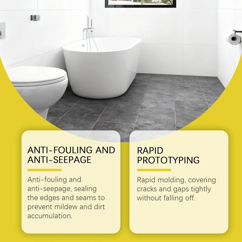 Plastic Steel Putty for Kitchen Bathroom, Waterproof Sealant, Anti-Mold Adhesive, Sink Tile Pipe Leak Repair, Gap Filler, Durable Fixing Solution