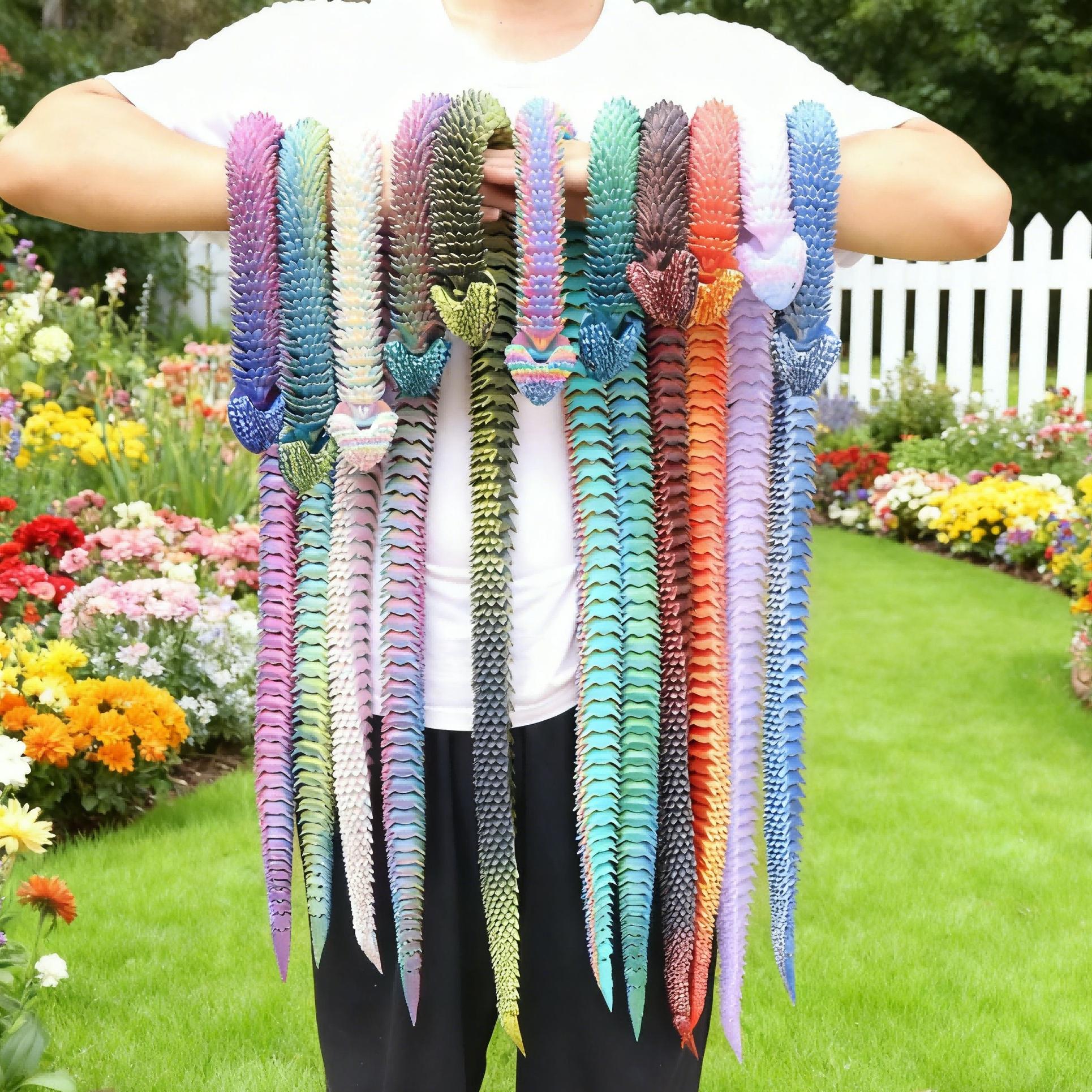 3D Printed Python Model 110cm/43.31inch, Creative Snake Decoration with Realistic Eyes, Home Decor, Creative Modern Decoration, Indoor Outdoor Use, Lifelike Design, Interior Decoration Accessories