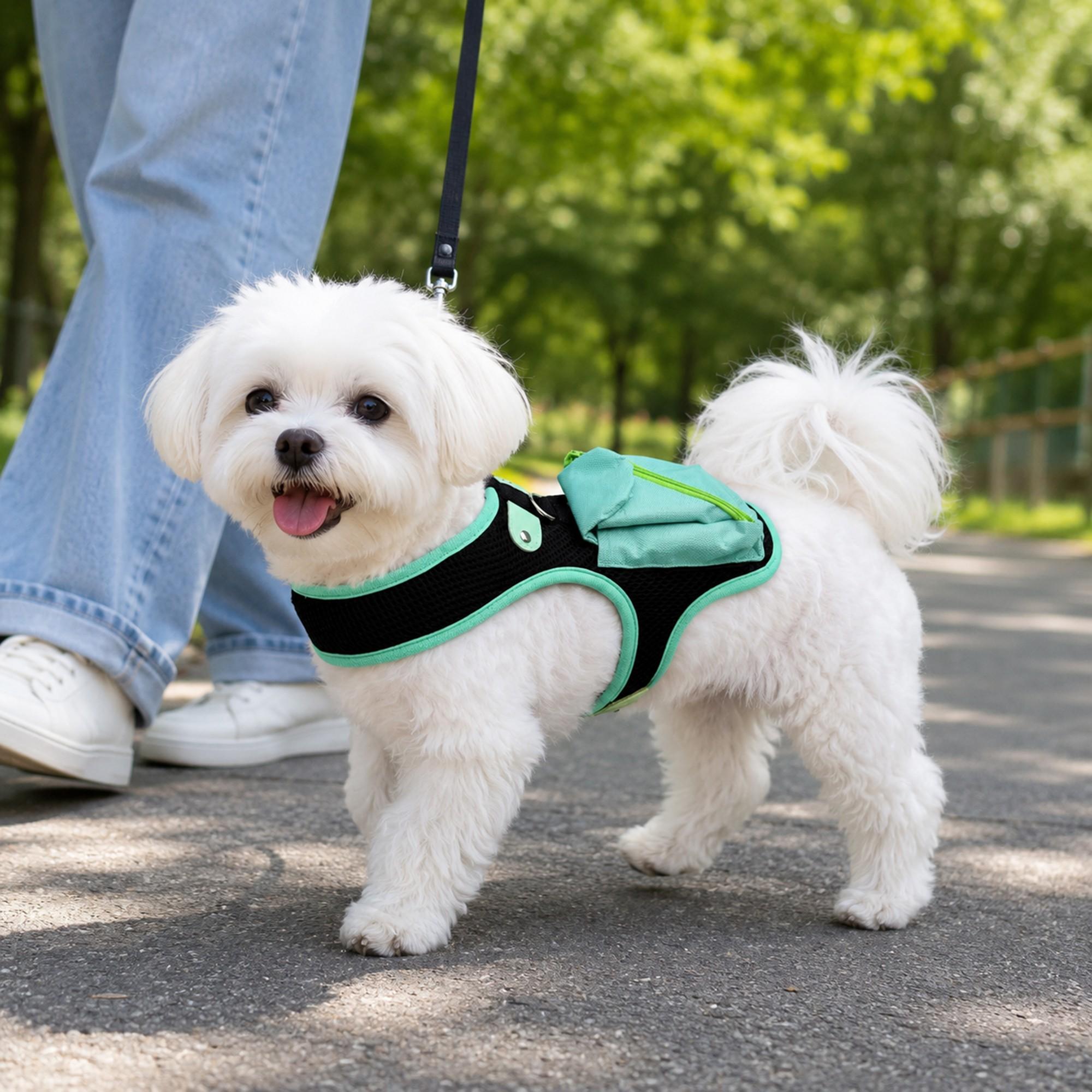 New Pet Harness Vest, Puppy Harness, Comfortable Breathable Design, Non-Restrictive Fit, Suitable for Large Medium Small Dogs, Outdoor Use, Anti-Rush, Anti-Lost