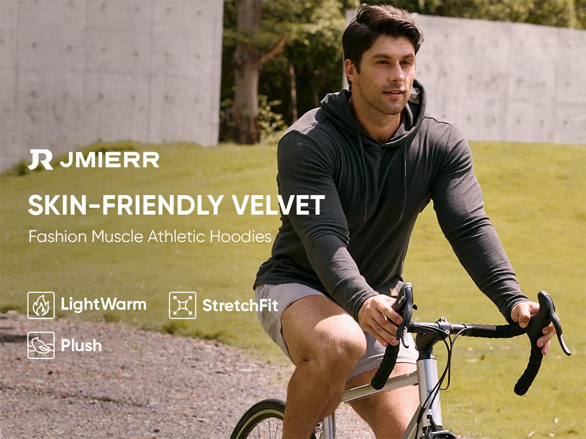 JMIERR Mens Fashion Hoodies Fleece Long Sleeve Athletic Sweatshirt Pullover T Shirts