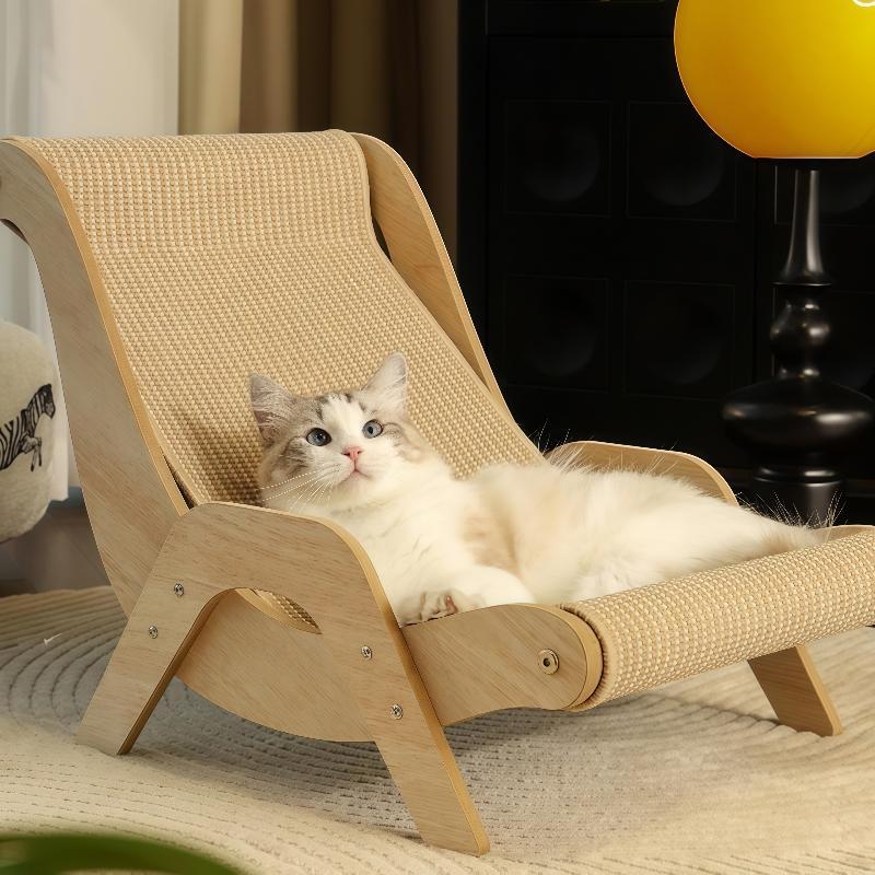 Durable Cat Scratching Post, Sisal Material, Anti-Slip Base, Pet Toy & Bed, Self-Cleaning Kitty Lounge Chair, Ideal Gift for Cats, Sisal Scratching Posts #GLOBAL PICKS