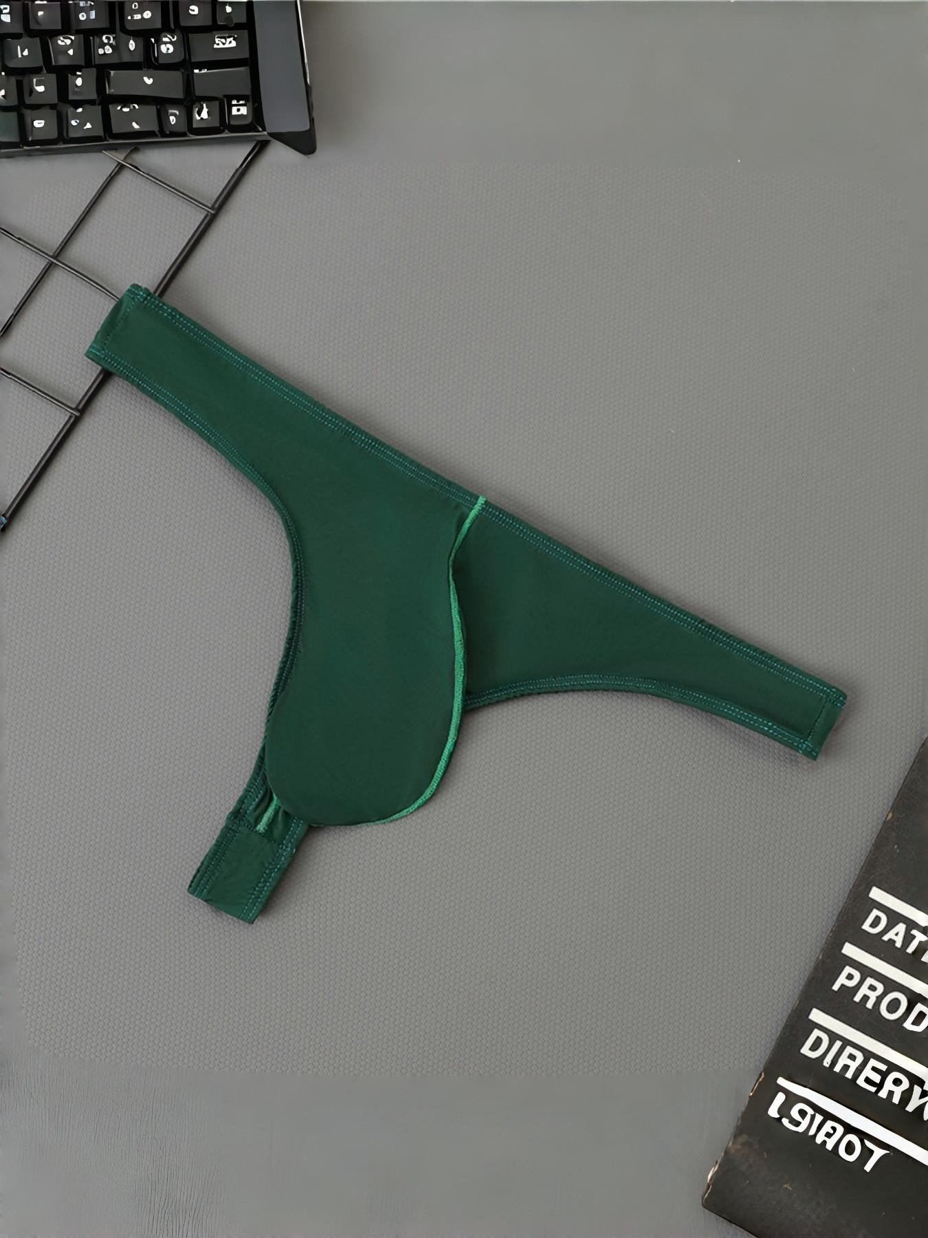 5-Pack Men's Ice Silk Breathable Thin Sexy Low Waist Trunk, Fashion Nightwear, Valentine's Day Gift, New Year Present, Couple Underwear