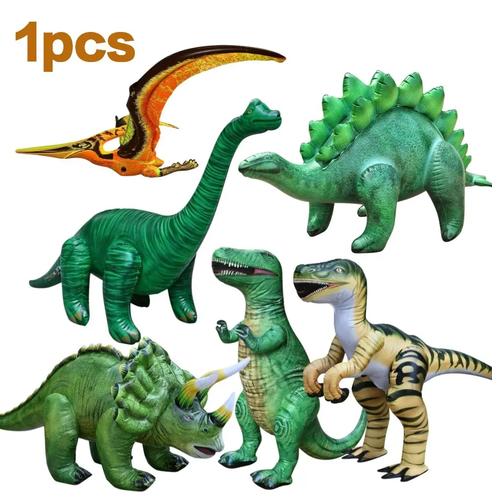 Large PVC Inflatable Dinosaur, Realistic and Durable, Perfect for Garden Decor, Party Decoration, Pool Activities, Birthday Parties, Photo Props