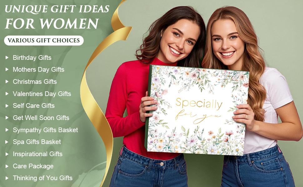 MAYICIVO Women Self Care Spa Gift Basket, Vanilla Coconut Fragrance Christmas Birthday Mother's Day Anniversary Gift Set, Sympathy Comfort Scented Gifts for Mom Wife Girlfriend Friend Sister Grandma Teacher Nurse Her