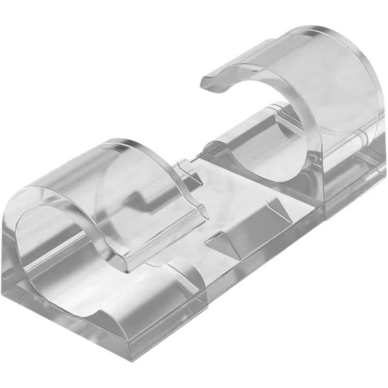 20PCS/40PCS (Clear)Cable Clips with Strong Self-Adhesive, Cable Management TV PC Wire Holder Sticky Tidy and Organizer Cord and Wires