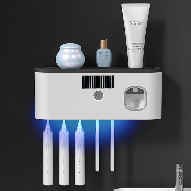 Electric Toothbrush Disinfector, UV Sterilization Holder, No Plug Needed, Ideal for Bathroom Use, Keep Your Toothbrush Clean, Uv Toothbrush Holders