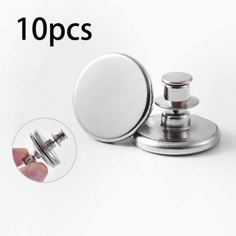 10pcs Modern Metal Magnetic Hooks, Easy Install Wall Mount Magnets, Ideal for Curtains, Shower Curtains, Seam Sealing, Walls, Doors