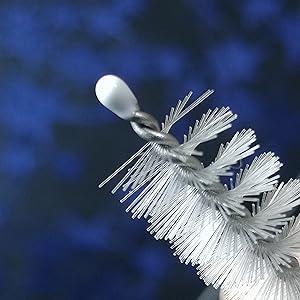 Straw Cleaner Brush Extend 12 inch, Extra Wide 12mm diam Pipe Cleaners, Extra Long Straw Brush for Sippy Cup, Water Bottle and Tubes, Drinking Straw Cleaning brush Set 10 Pack