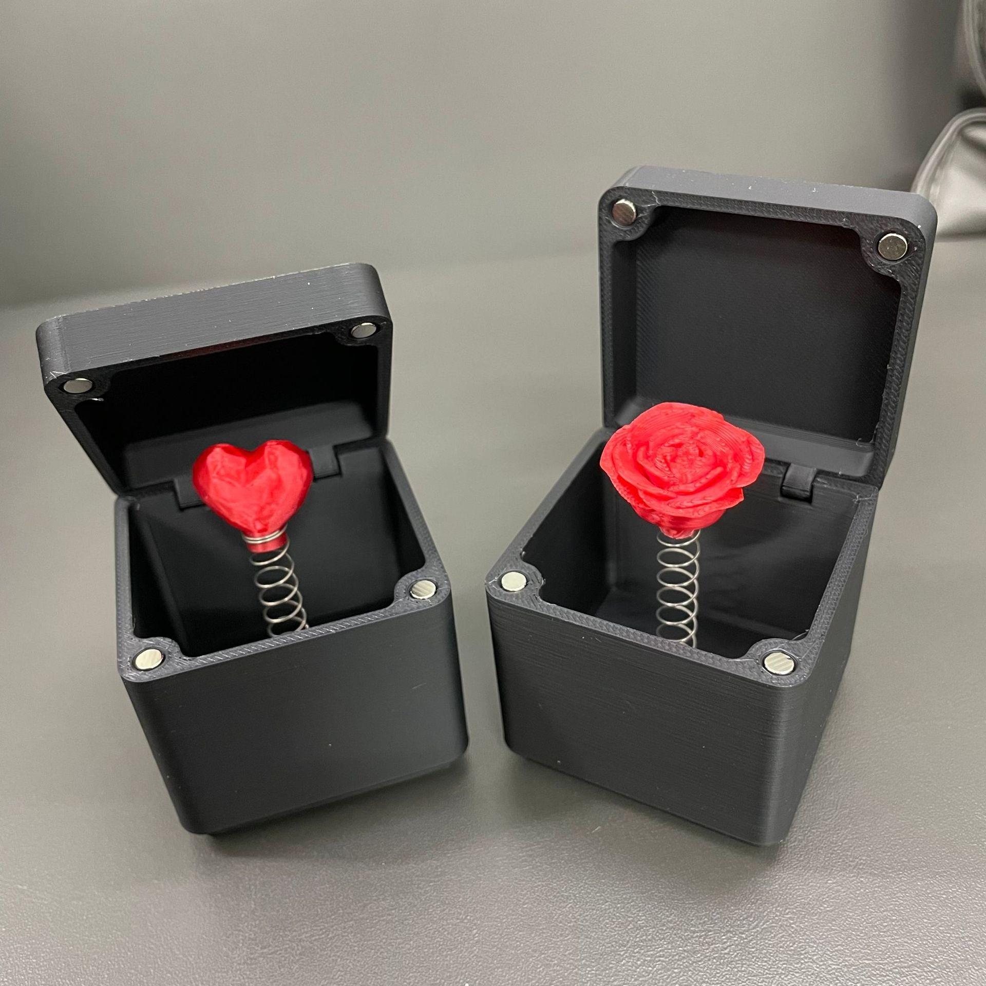Heart Rose Gift Box Surprise Toy, Unique Design Heart Shape Packaging, Perfect for Special Occasions & Gifts
