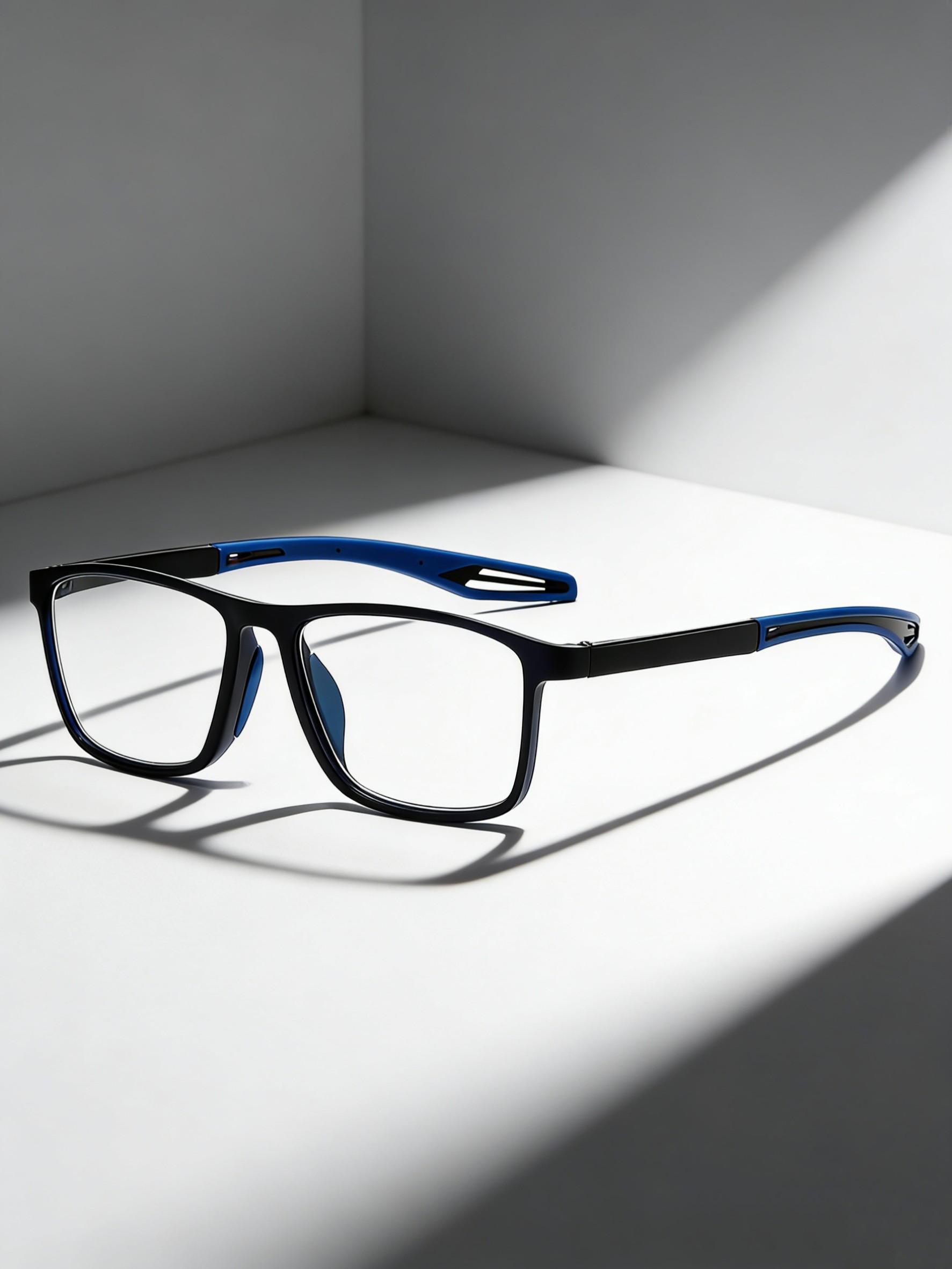 Reading Glasses with Metal Hinge - Minimalist Color Block Design, Fashion Presbyopic Eyewear +1.0 to +4.0