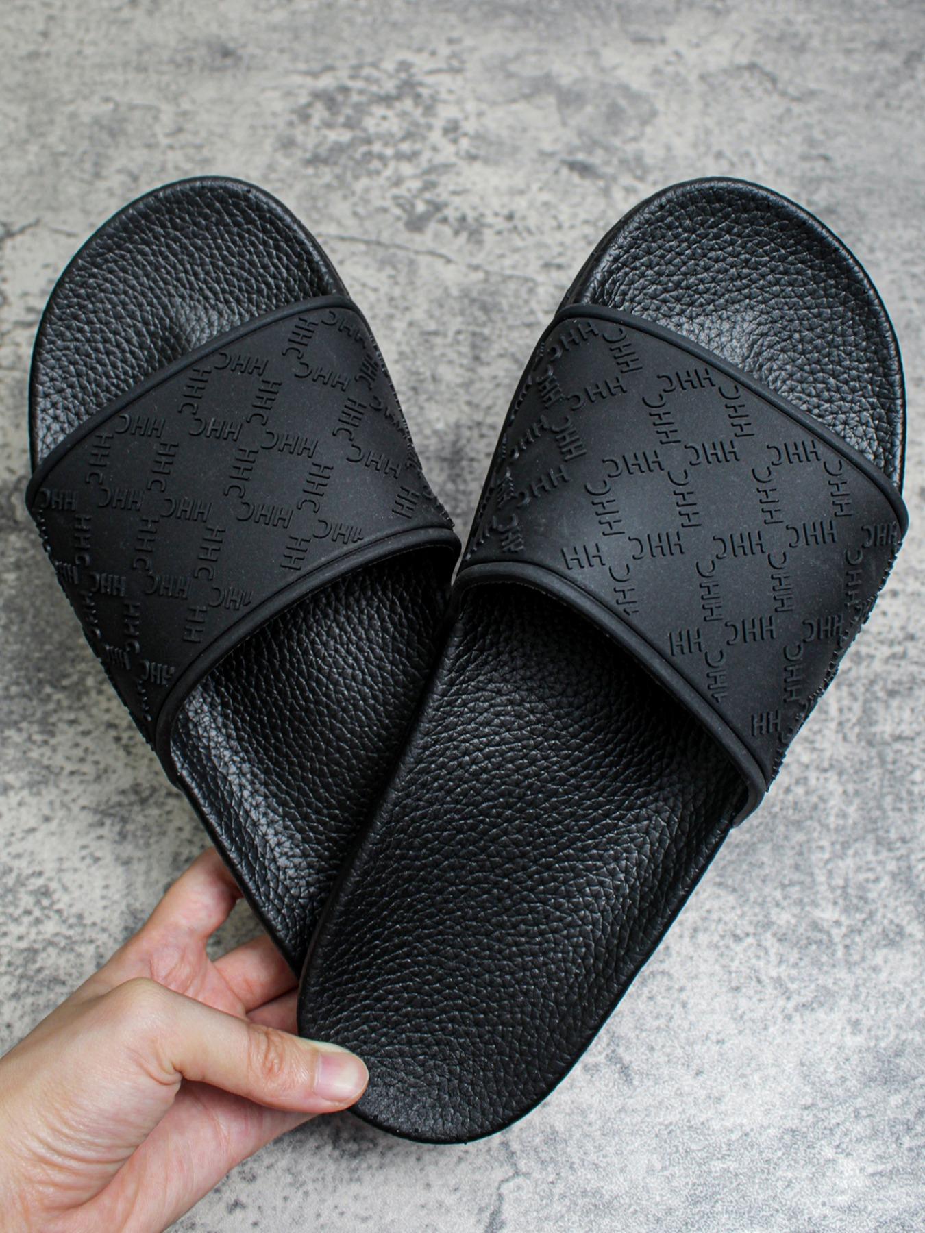 2026 New Men's Summer Fashion Outdoor Casual Wearable Slip-Ons, Durable Bathroom Non-Slip Eva Sole Slippers