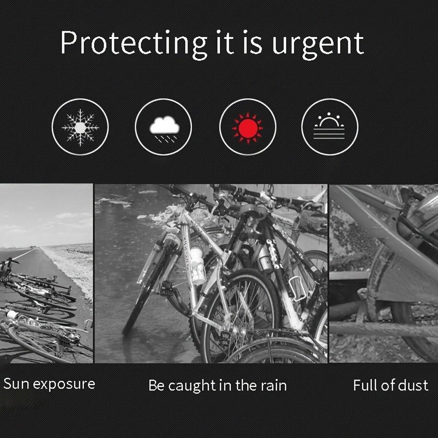 Bicycle & Motorcycle Motorbike Dual Layer Protective Cover Protector, Dustproof, Waterproof, Sunproof, All-Season Outdoor Protection, Fashion Car Accessories Bicycle & Motorcycle Motorbike Dual Layer Protective Cover Protector, Dustproof, Waterproof, Sunproof, All-Season Outdoor Protection, Fashion Car Accessories