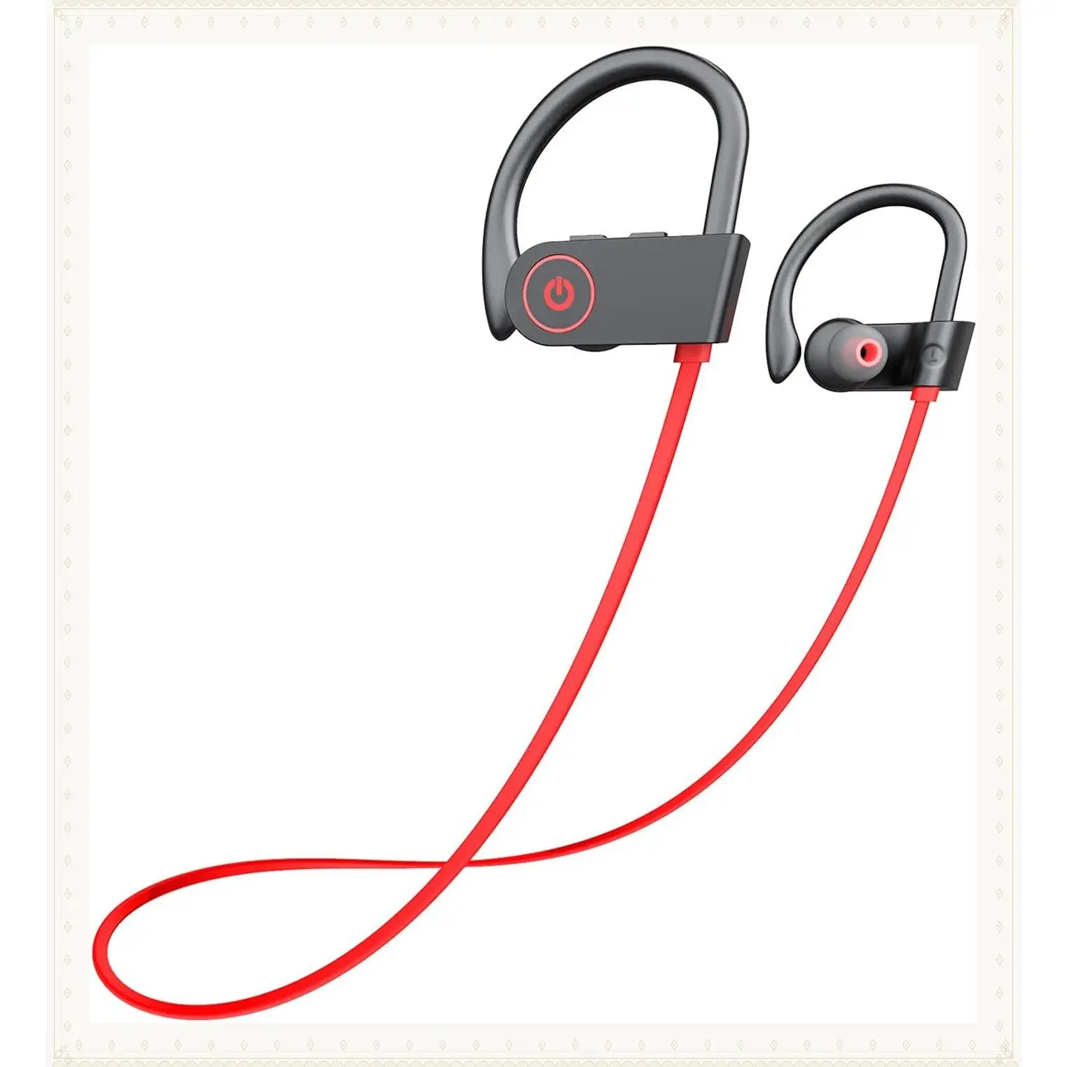 Wireless Bluetooth 5.3 Earbuds, IPX7 Waterproof Running Headphones with 16 Hrs Playtime, Stereo Sound Isolation for Workout GymGift
