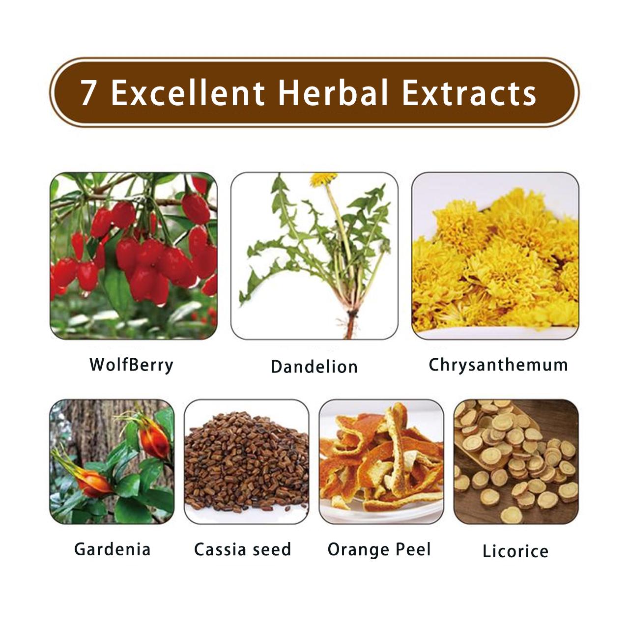 Dandelion  Wolfberry Tea - a Natural Tea that Nourishes the Liver and Kidneys, a Traditional Healthy Tea for Men and Women, 120g Natural Ingredients Individually Packaged