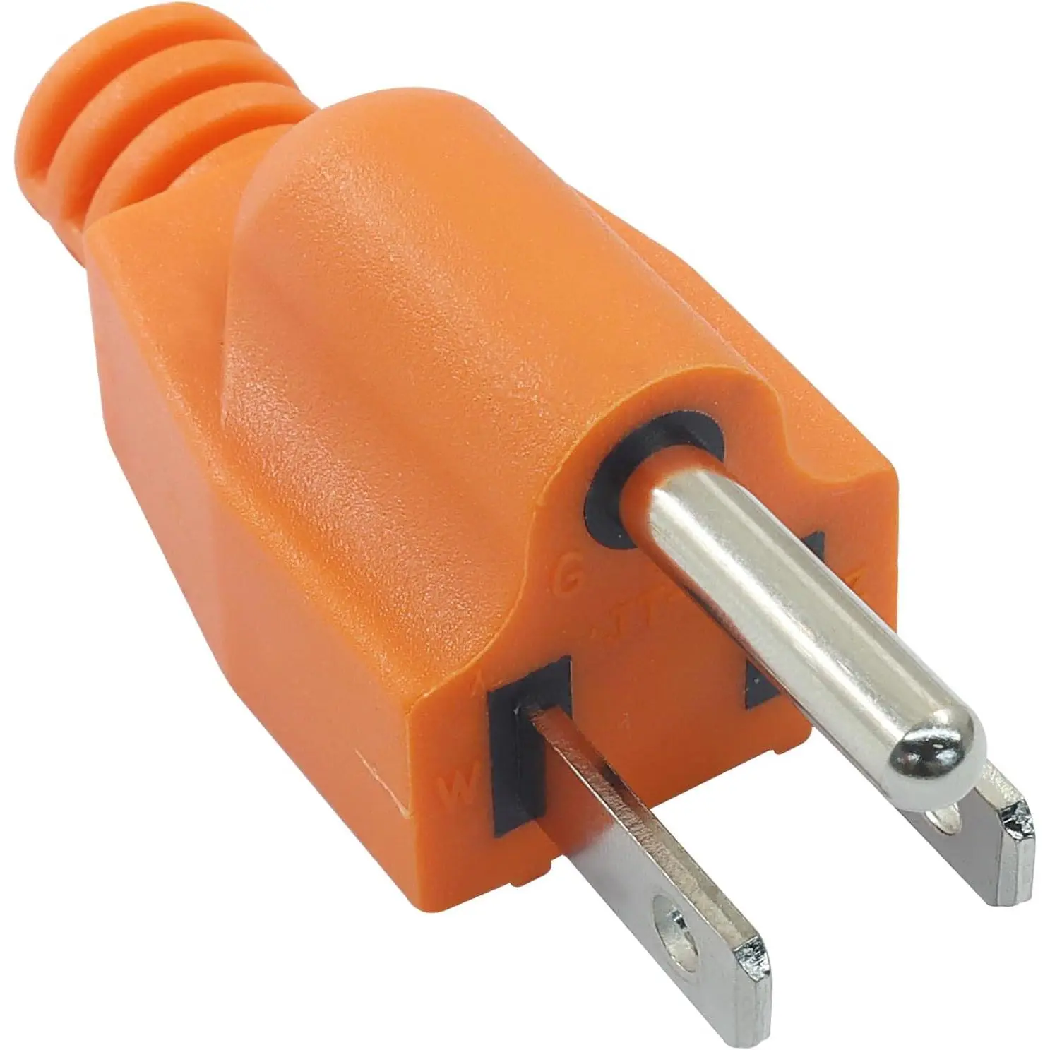 1 Pack Neutral Ground Bonding Plug, Orange | Portable Inverter Generator Plug, Surge Protector Ground Plug with Floating Neutral  RV Generator for Open Ground Error
