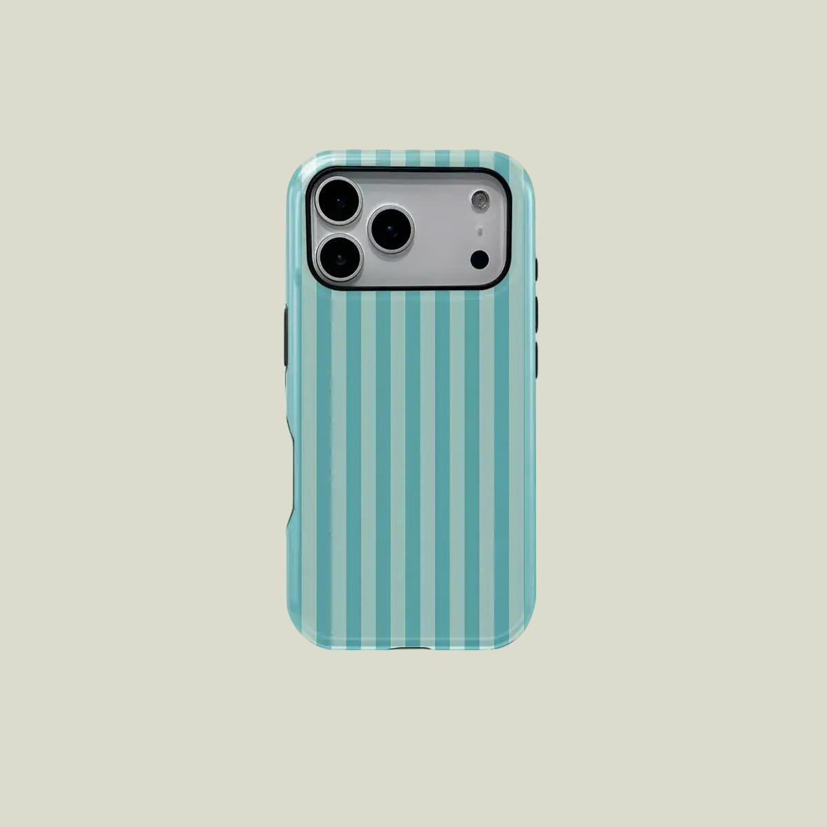 1PC Striped Print Phone Case For Summer, Rugged Shockproof 2in1 Protective Shell for iPhone 17 16 15 14 13 12 Pro Max, Samsung Galaxy S26 S25 S24 S23 Ultra Series Holiday Gift Minimalist Fashion Case Cover, Accessories, Multi-Model, One-Piece