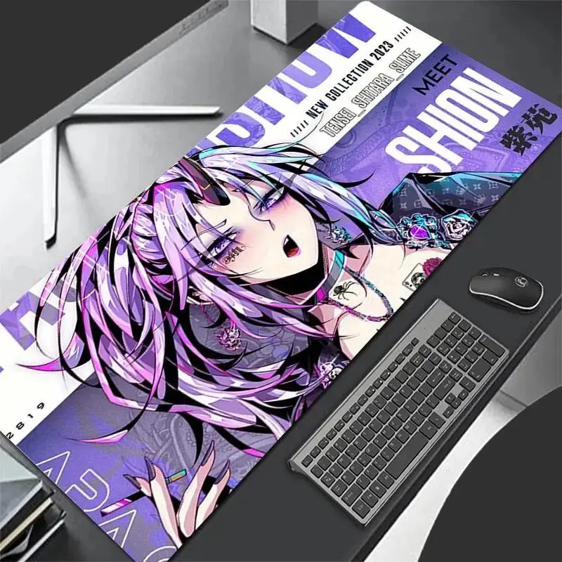 Nier Automata 2B Anime Computer Mouse Pad - XXL 60cm*35cm*3mm Desk Mat, Anti-Scratch Smooth Surface, Non-Slip Rubber Base, Extended Keyboard Pad for PC Laptop Gamers, Vibrant Print Ideal Gift