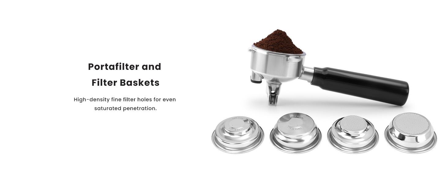 【Springtok】Gevi Espresso Machine with Grinder & Steam Wand | Home Barista Latte Maker | 2.3L Water Tank | Perfect Gift for Coffee Lovers