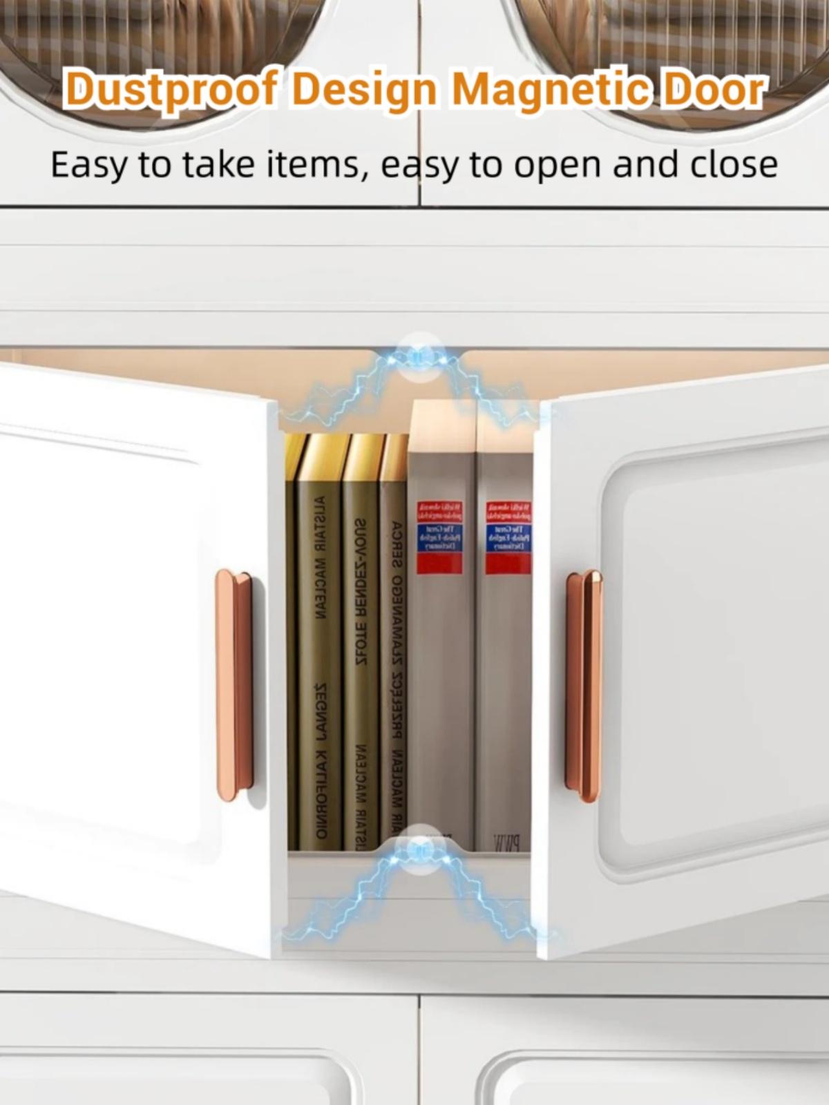 Collapsible Storage Closet - Multi-Functional Portable Wardrobe with Hanging Rod, Large Capacity Clothes Organizer for Dorm & Rental Apartments, Quick Setup Mobile Closet System, cabinet hanger