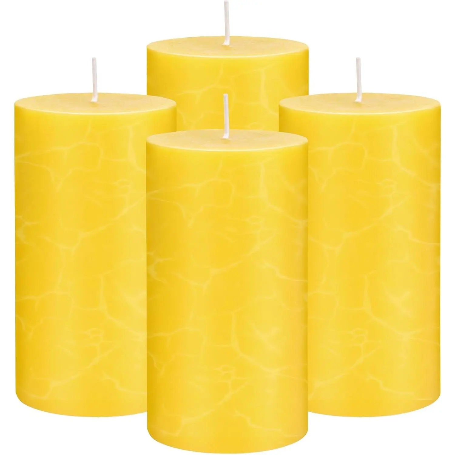 2x4 Inch Large Scented Pillar Candles Bulk for Outdoor Home Patio Wedding Decoration