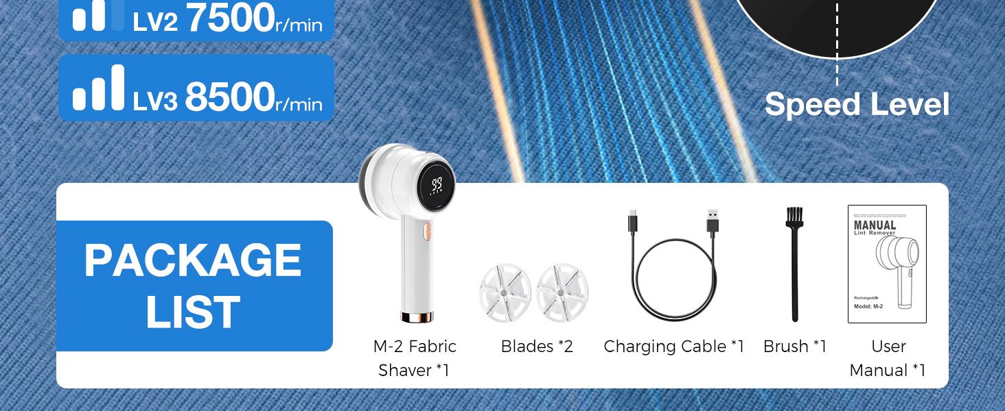 Fabric Shaver, Lint Remover Wireless Rechargeable 6-Leaf Blades 3-Speed LED Display Electric Lint Shaver Portable for Clothes Furniture Sweater Curtain, Fabric-Shaver-Lint-Remover Fabric Shaver, Lint Remover Wireless Rechargeable 6-Leaf Blades 3-Speed LED Display Electric Lint Shaver Portable for Clothes Furniture Sweater Curtain, Fabric-Shaver-Lint-Remover