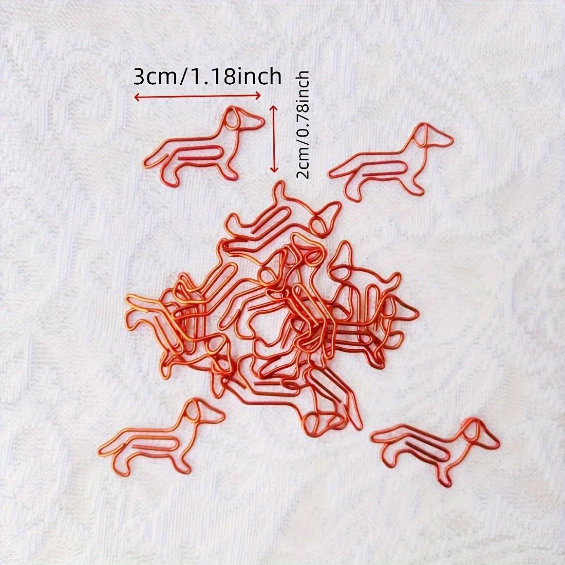 15/25pcs Cute Dachshund Paper Clips Paperclips | Sausage Dog Planner Accessories | Animal Bookmarks For Bible Journaling | Dog Mom Gift