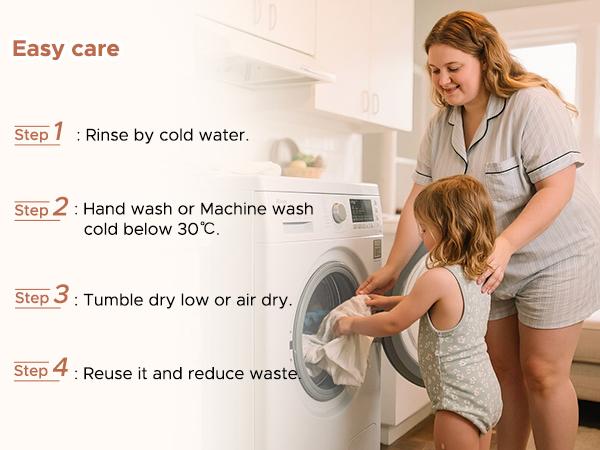 INNERSY Women's Plus Size Mid Waisted Bamboo Viscose Heavy Flow Period Panties 3-Pack