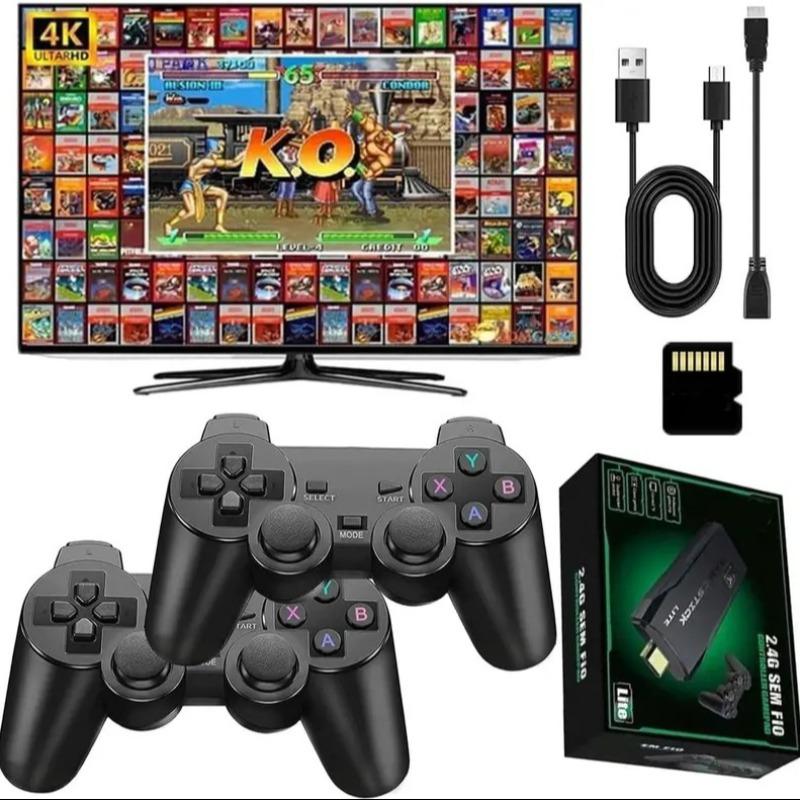 M8 Game Console, Play Gamestick & Nostalgia Stick Games, 9 Classic Emulators, 4K HDMI Output, Plug-And-Play Video Game Controller Set, Wireless Game Stick, Video Gamepad Console