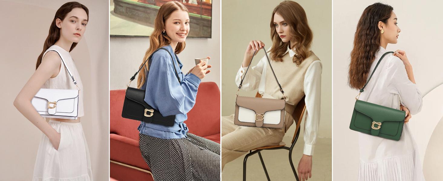 Travistar Women's Crossbody Bag - Lightweight, Large Capacity, Fashion Shoulder Bag for Daily UseTravistar Women’s Shoulder, Crossbody Bag – Chic PU Leather, Lightweight, Adjustable Strap, Fashion Shoulder Bag for Daily Use