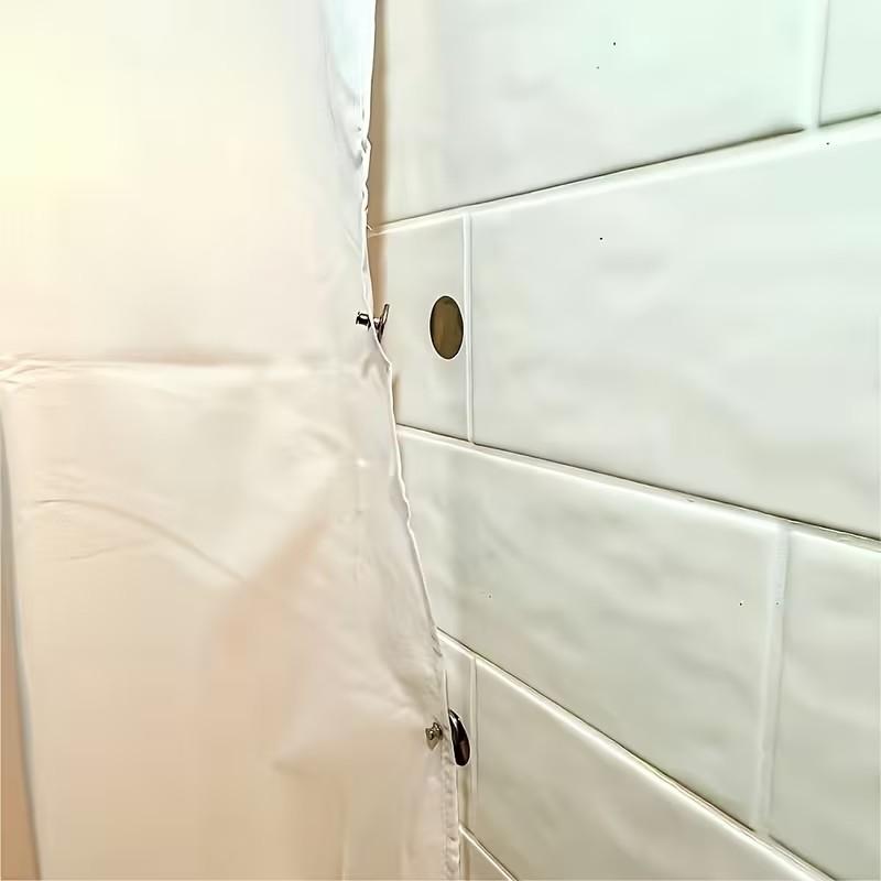 10pcs Modern Metal Magnetic Hooks, Easy Install Wall Mount Magnets, Ideal for Curtains, Shower Curtains, Seam Sealing, Walls, Doors