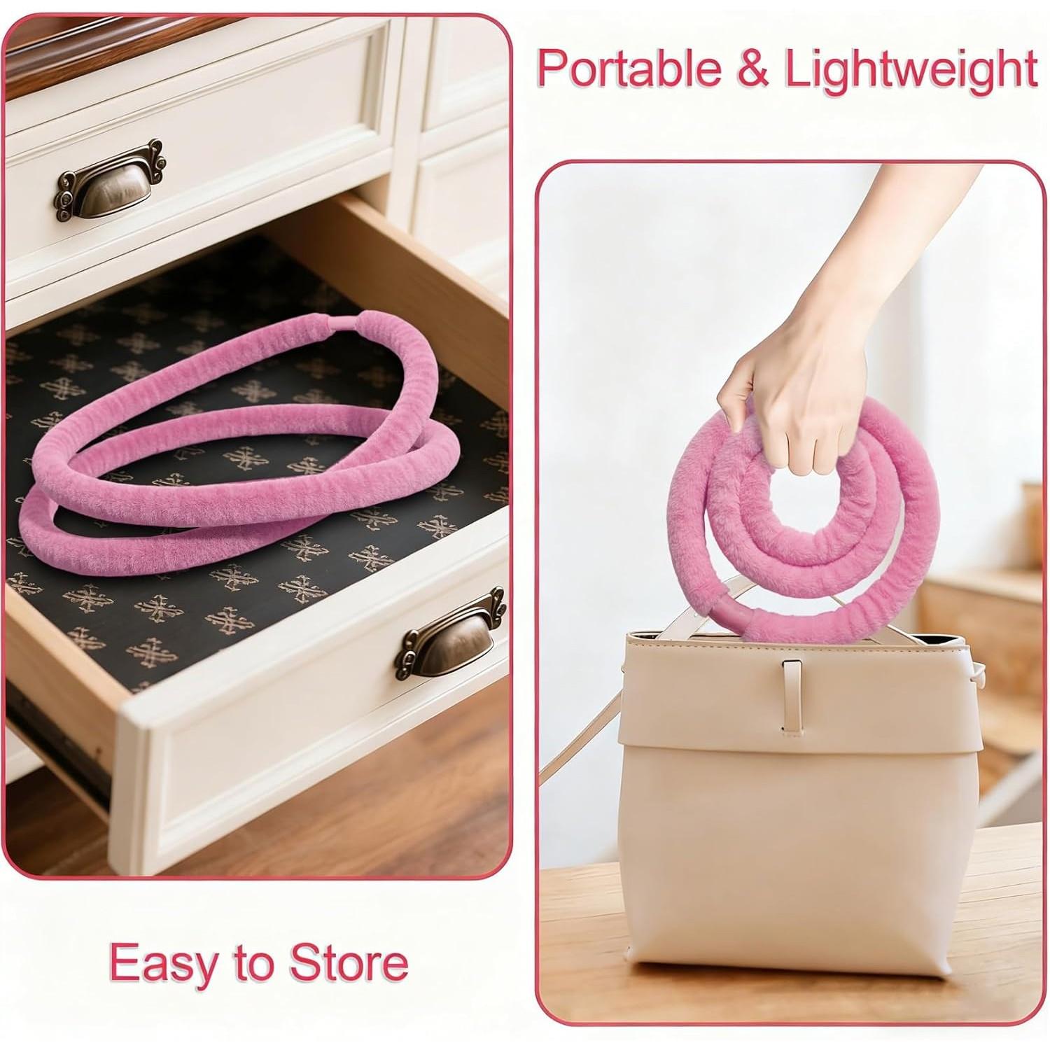 3.3 lbs soft spring weighted fitness hoop for adults, designed for core muscle training and core workouts. Portable slimming fitness equipment suitable for adults' at-home core training.