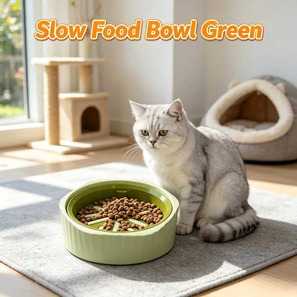 Large Anti-Choke Slow Feeder Dog Bowl - Maze Design to Prevent Bloating, Sturdy PP Material Pet Food Bowl for Small, Medium, Large Dog Breeds