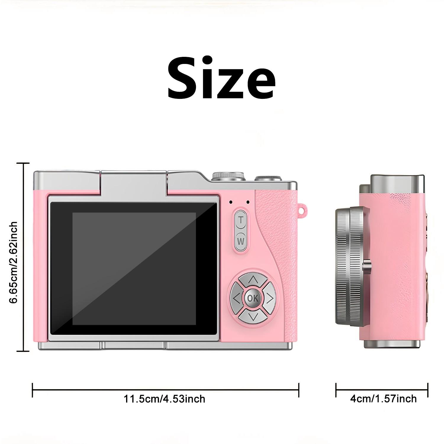 Flip screen Retro camera, portable beginner camera for teenager, Y2K aesthetic, entry level digital camera with filter effects, video recording  perfect gift for Christmas Day, Thanksgiving, and New Year, Portable Selfie Camera, Digicam