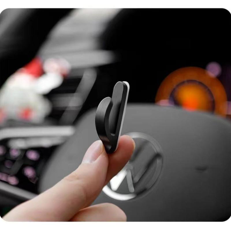 Car Organizer Bag Holder Set, Mini Hook Sticker for Car Front Seat, Kitchen Bathroom Storage, No Drilling Hidden Design, Home Use