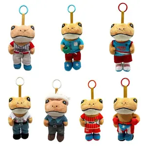 15cm Sapo Concho Plush Dolls Cute Frog Stuffed Toy Anime Peripherals Soft Pendant Keychain Room Decor Toy Kid Birthday Xmas Gift