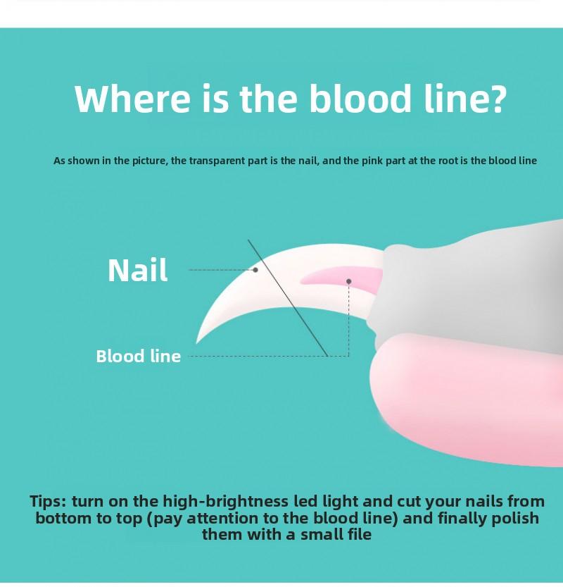 New Viral LED Pet Nail Clippers, Anti-quick Nail Grinder, Dog & Cat Nail Cutter, Pet Grooming Supplies