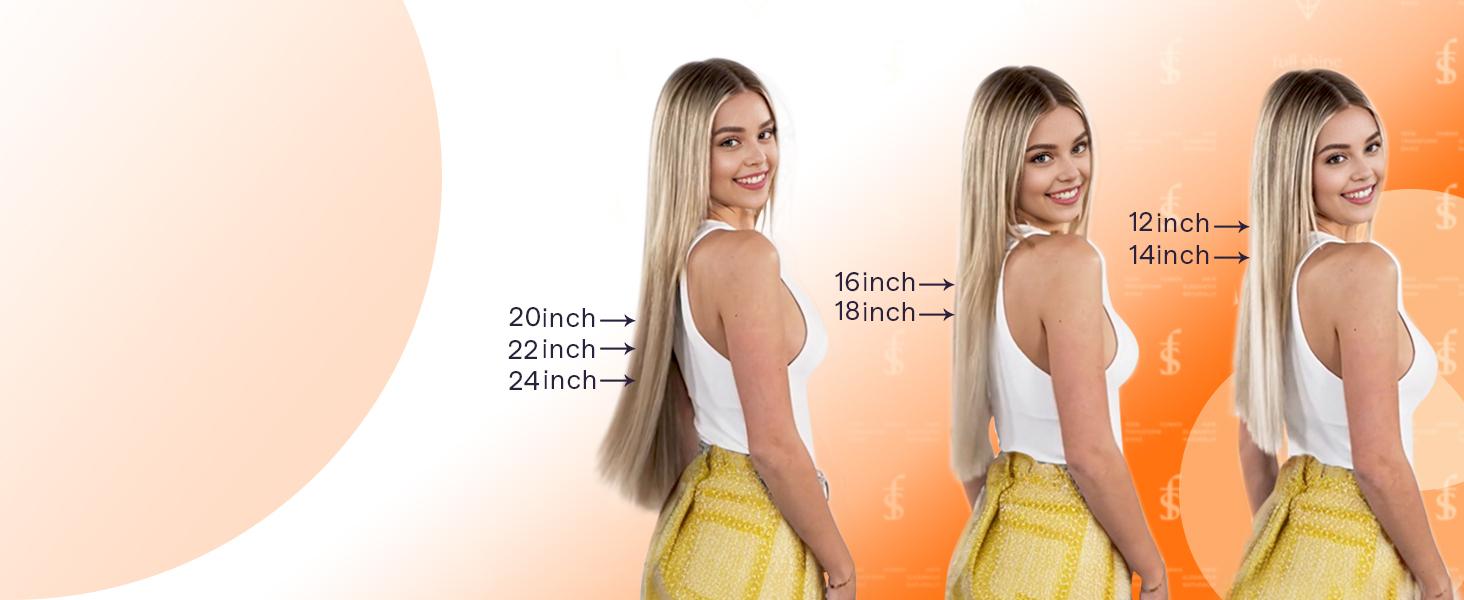 Full Shine Lace Clip in Hair Extensions Real Human Hair 3 Pcs Clip ins 50Gram for Women Full Shine Lace Clip in Hair Extensions Real Human Hair 3 Pcs Clip ins 50Gram for Women