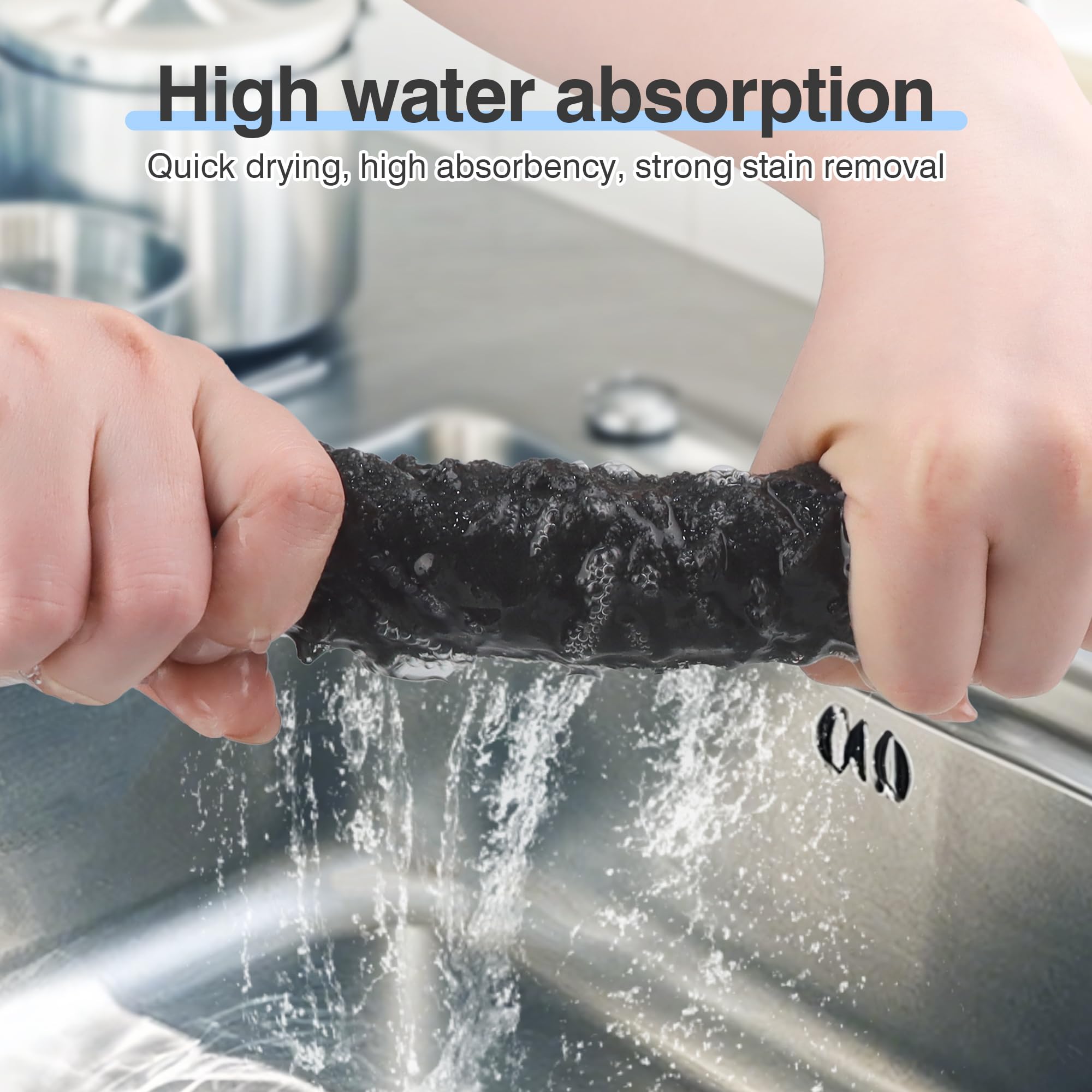 10-Pack Magic Premium Microfiber Cleaning Cloths – Reusable, Thickened & Streak-Free for Windows, Glass and Car