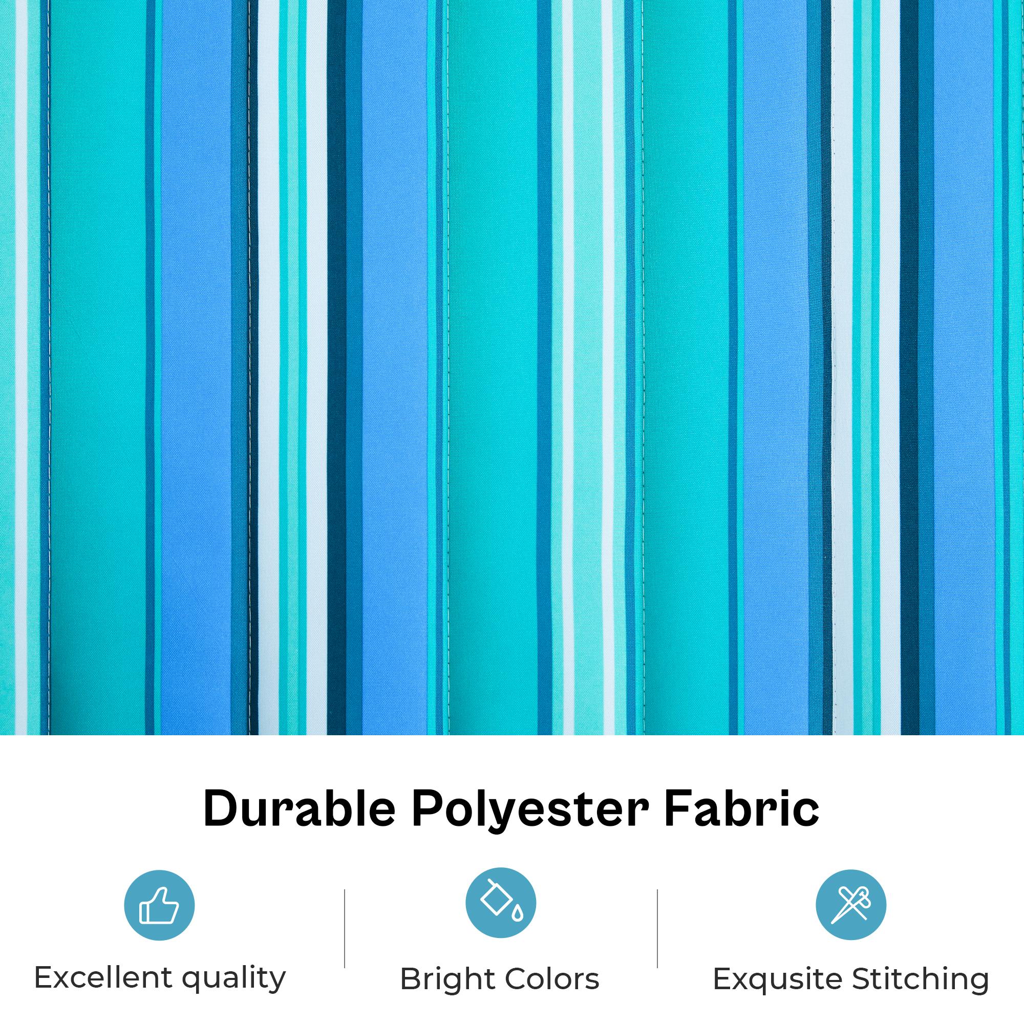 SUPERJARE Hammock with Stand, 2 Person Heavy Duty Hammock with Padded Cotton, Detachable Pillow & Strong Curved-Bar & Portable Carrying Bag, Perfect for Outdoor & Indoor