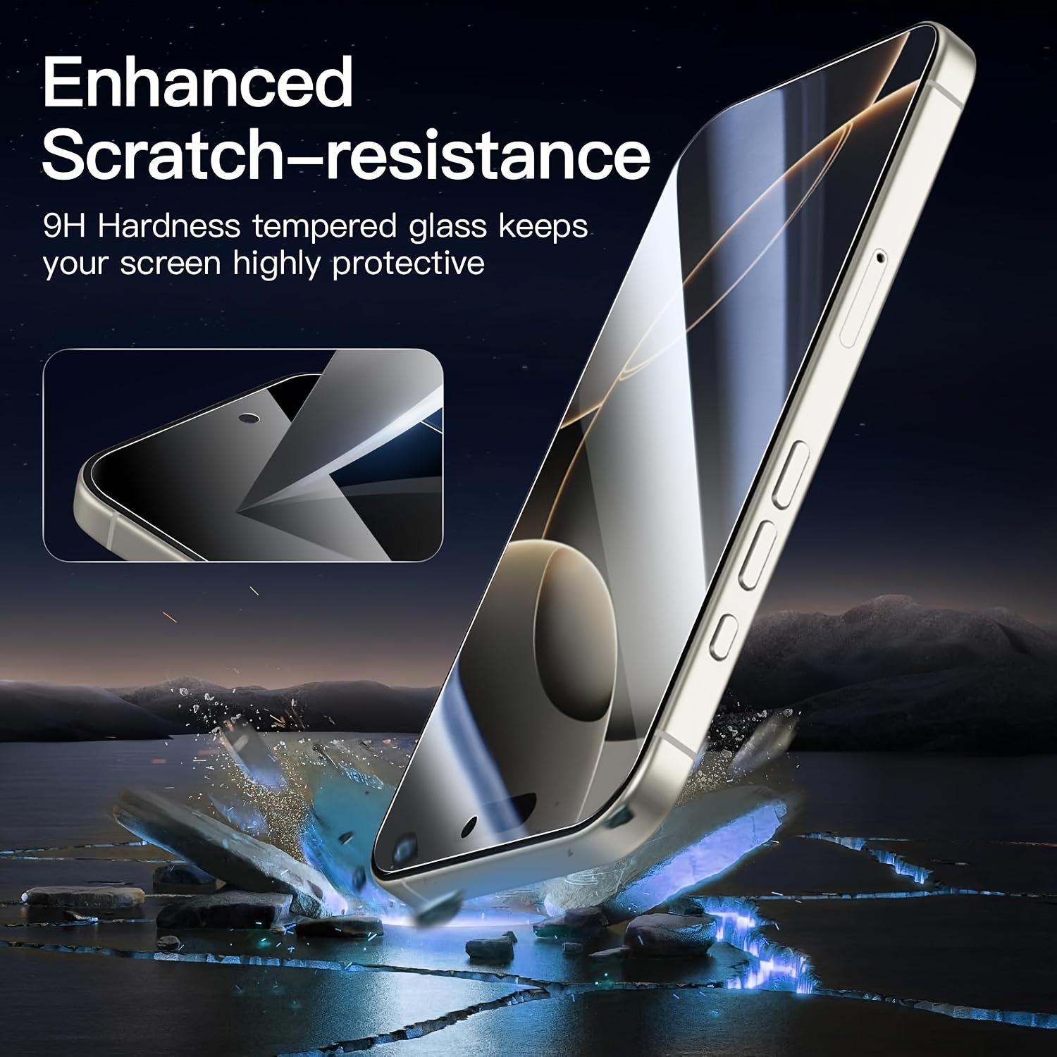 2-5 Packs Full Cover Privacy Protections, Anti Spy, Shockproof Tempered Glass Screen Protector For iPhone 17 Pro Max/16 Pro Max/15 Pro/14/13/12/11/X/SE, 9H+ Hardness Anti-Scratch, Dynamic Island Compatible, Mobile Phone Accessories