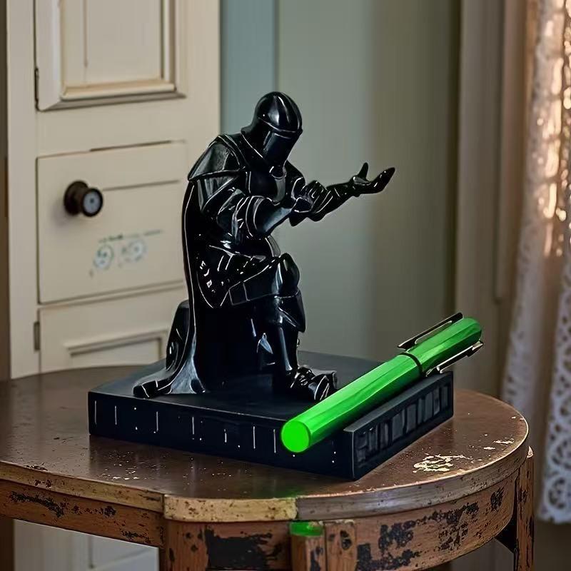 Creative Medieval Knight/executive Theme Desktop Decor, 3D Printed Pen Holder, Pla Eco-Friendly Material, Unique Office Accessory