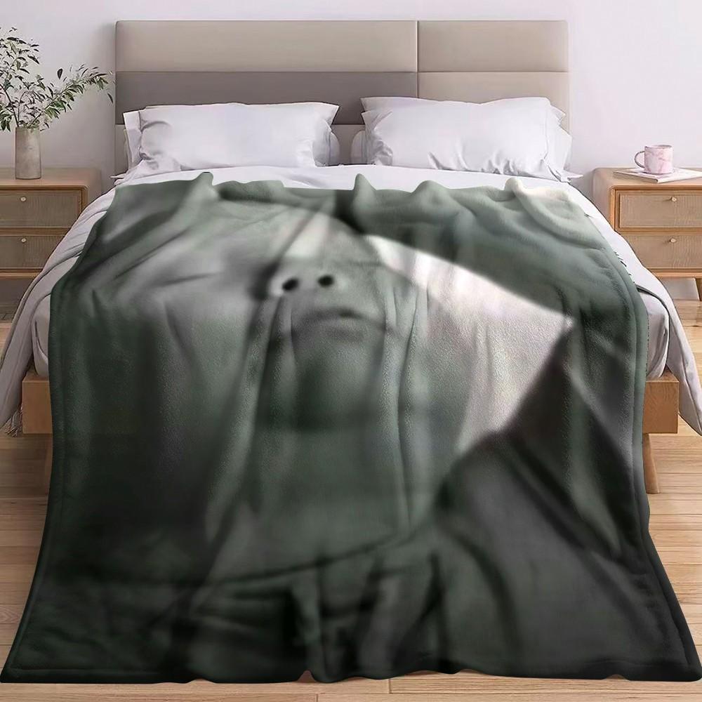 Funny Pattern Print Blanket, Flannel Series Bedding, Dormitory Blanket, Nap Blanket, Car Blanket, Office Blanket, Air Conditioning Blanket