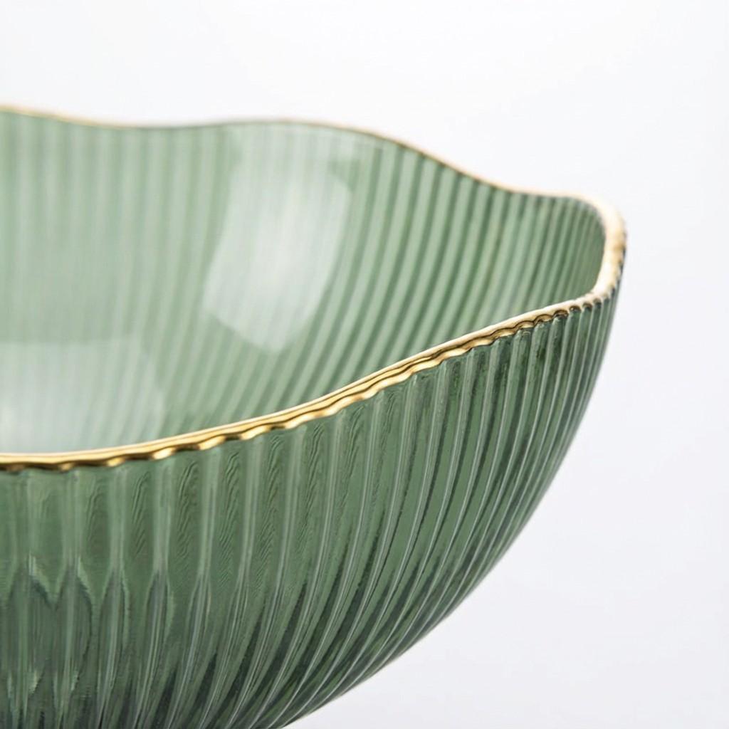 Luxurious Home Fruit Tray Pet Transparent Plastic Style Snack Plate Flower Basket Ktv Fruit Dish for Living Room Coffee Table